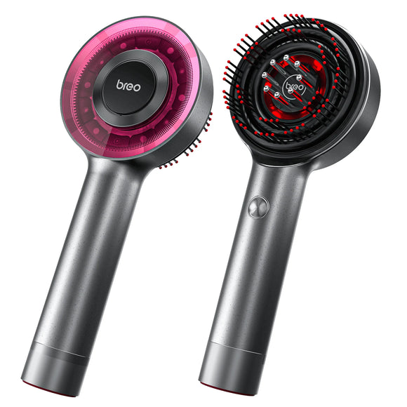 Breo Scalp3 Trilogy Massager with Red Light and Oil Applicator